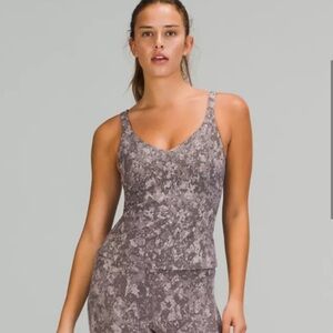 Lululemon Align Tank Top Waist Length Hideaway Camo Lunar Rock Nulu Multi Size 2